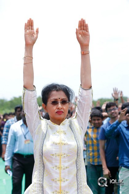 Actress-Gouthami-Youth-Yoga-in-Geetham-College-Hyderabad